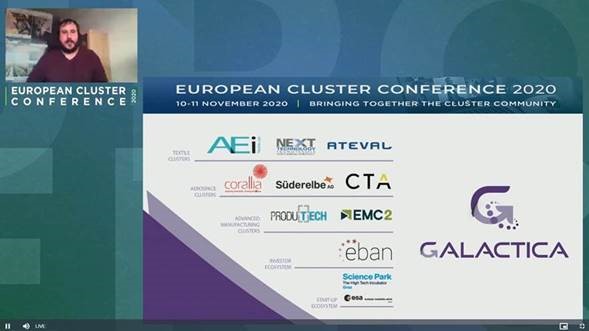 GALACTICA was featured in the European Cluster Conference