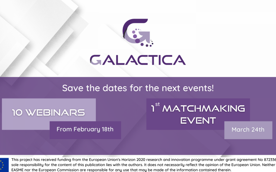 GALACTICA launches a series of 10 webinars about cross-sectoral innovation in Aerospace, Textiles and Advanced Manufacturing Sectors