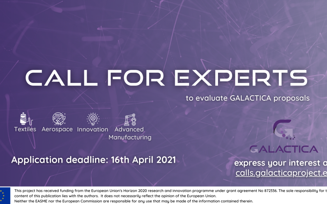 We are looking for external experts to evaluate the upcoming call for proposals!