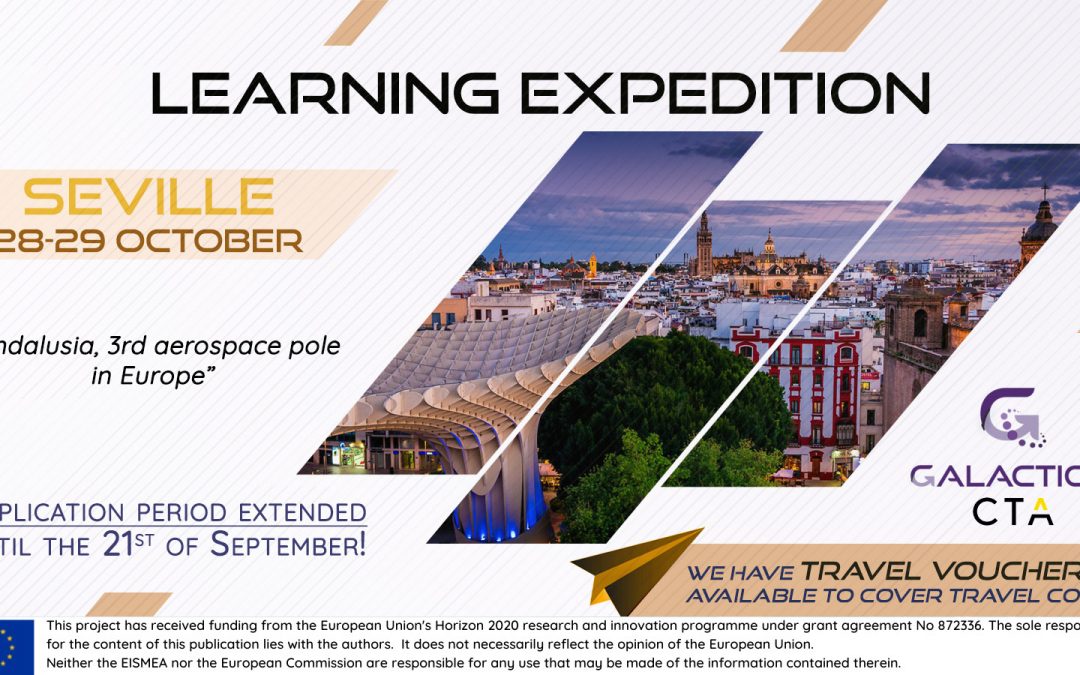 Travel vouchers deadline extended to apply to Seville’s Learning Expedition!