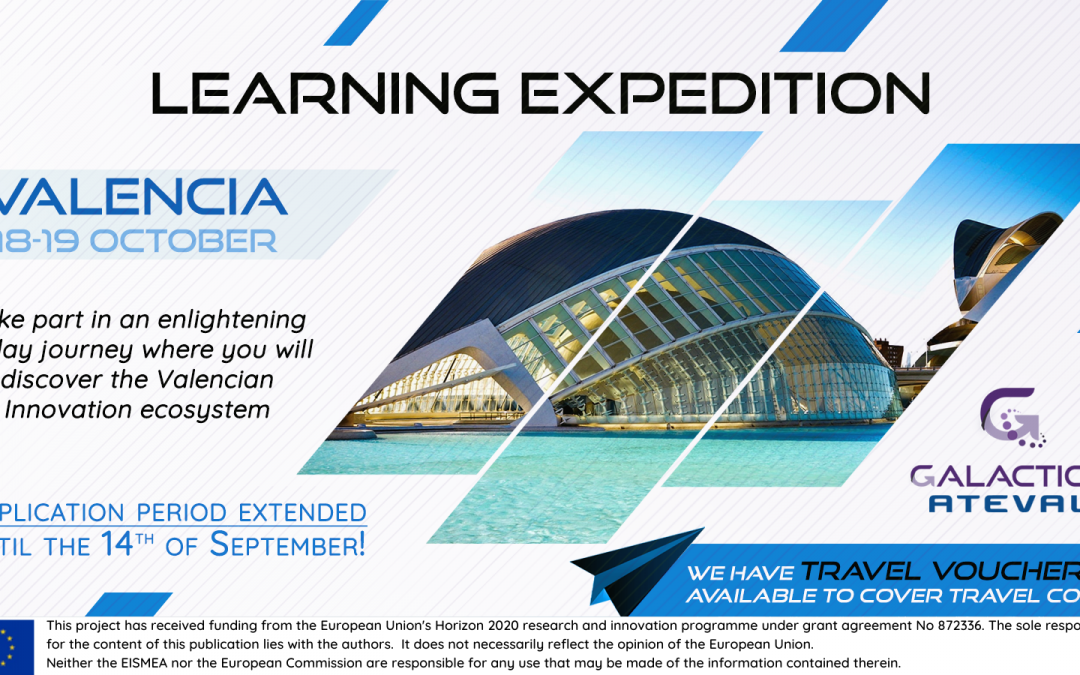 Travel vouchers deadline extended to apply to Valencia’s Learning Expedition!