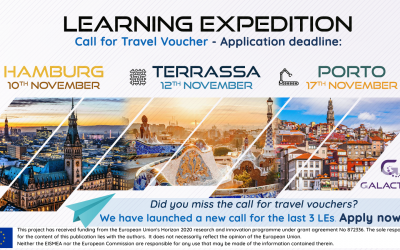 New call for travel vouchers for the last learning expeditions